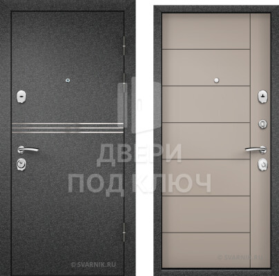 Дверь 2 мм с толщиной металла на заказ с МДФ ДПК-13369