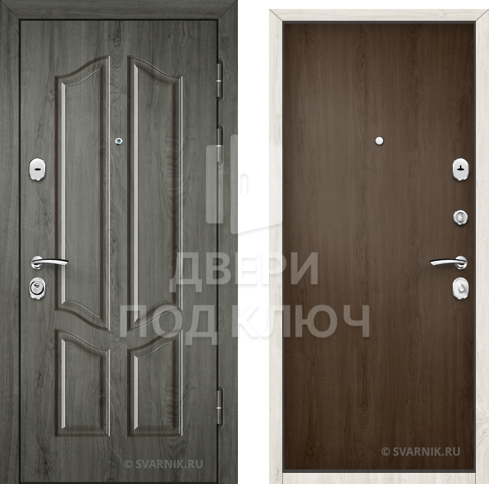 Входная утепленная дверь для дачи ДПК-10102