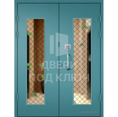 Дверь с зеркальной вставкой ДПК-13798