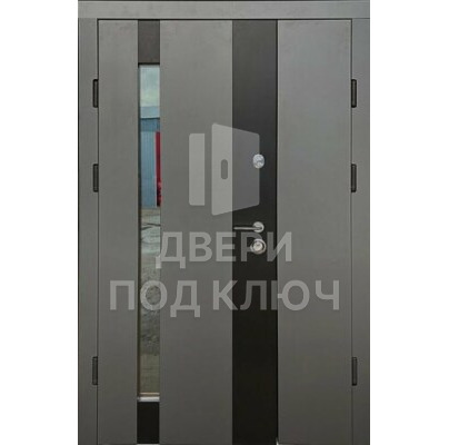 Парадная классическая дверь с окном ДПК-11246